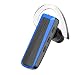Produktbild Bluetooth Headset blau für Handy zum Telefonieren 2 Handys Geräte mit Mikrofon Business Auto Büro Etui KFZ universal iPhone 6s 7 Plus X 8 XS XR 11 Samsung Galaxy S8 S9 S10 S20 Huawei P20 P30 P40
