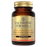 Solgar Ialuronic Formula, 30 tavolette - Integratore di collagene idrolizzato, condroitin solfato e acido ialuronico per pelle e articolazioni