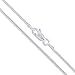 Sterling Silver Round Snake Chain 1.2mm Solid 925 Italy New Brazilian Necklace 22" (2223-22)