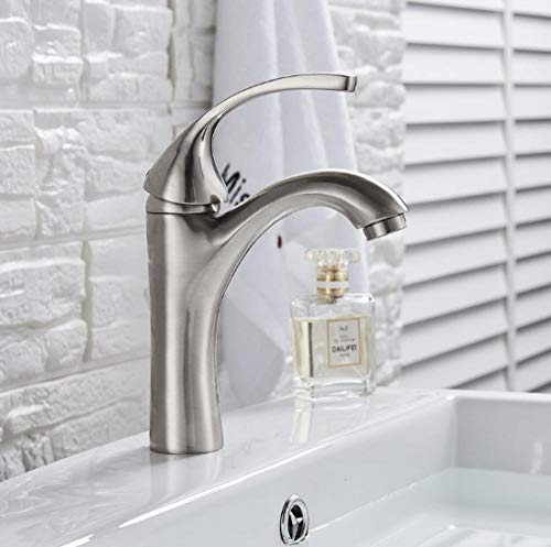 Grifo de lavabo grifo de baño grifo monomando de un solo orificio montado en cubierta