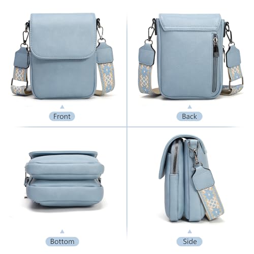 Small Crossbody Bag for Women Cell Phone Bag Cross Body Wallet Purses Mini Shoulder Handbag Purse with Card Slots4