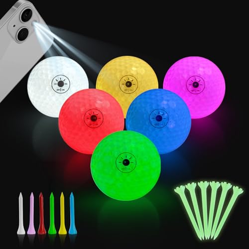 Crestgolf Light Activated 6-Color Balls