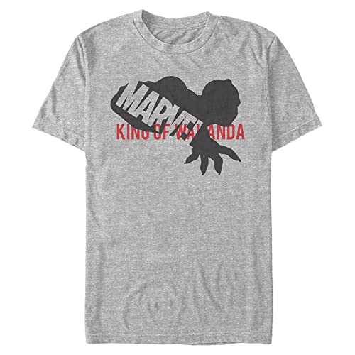 Marvel Logo King T-Shirt Homme en coton premium finitions soignées