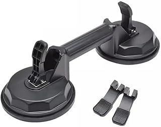 Aluminum Alloy Double Claw Glass Suction Cup, Heavy Duty Suction Lifter Tile Foor Suction Lifting Device Dent Remover Gripper