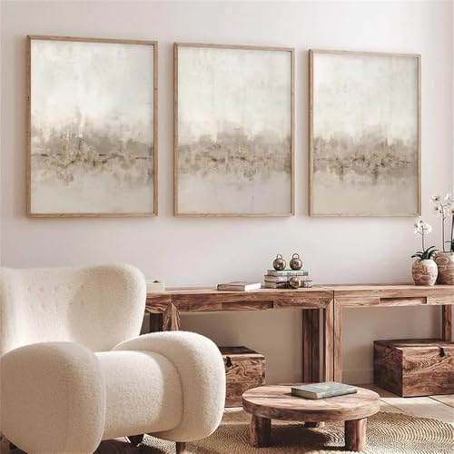 Tableau sur toile abstrait pour réchauffer un mur blanc sans âme