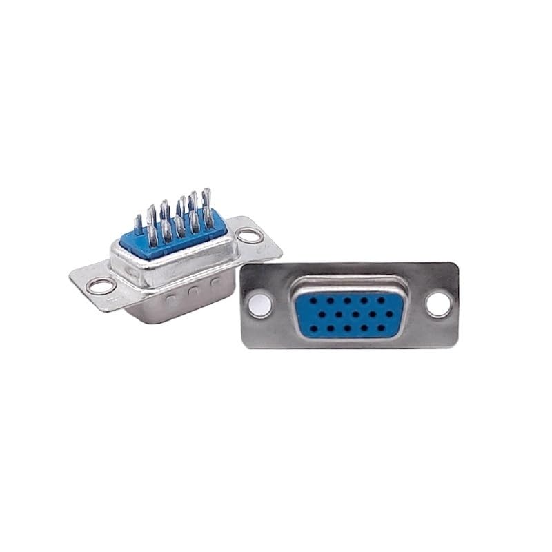 Image of 10PCS DB9 Connector core VGA Pl9pin Port Socket Female Male D Type Adapter D SUB DB15(White)