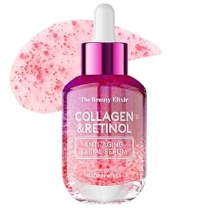 Collagen & Retinol Serum For Face – Ultra Hydrating, Restores, Smooths & Reduces Wrinkles – Dermatologist Tested, Natural Ingredients, Clean Beauty – Korean Skin Care – 1.69 Fl. Oz