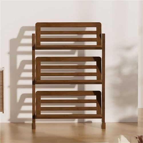 Soporte de exhibición estético de madera con niveles para lectura 2