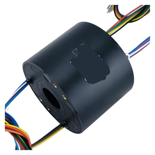 Bague collectrice conductrice rotative 360 degrés connecteur brosse trou traversant