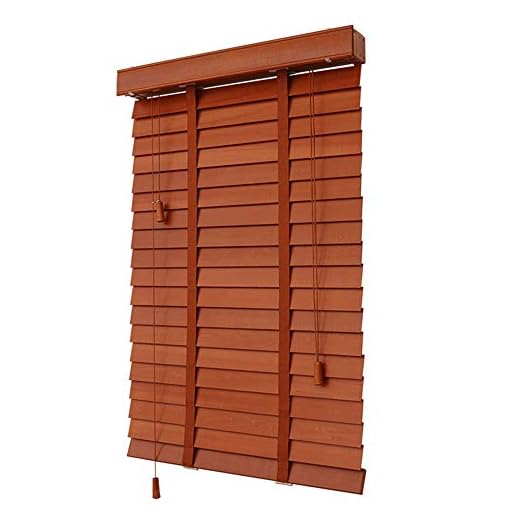 koovin Veneziana tapparelle-Veneziana in Legno massello-Tende avvolgibili con Filo filtrante Leggero, Tende a Rullo Romane Antipolvere, Multi-Size, Personalizzabili