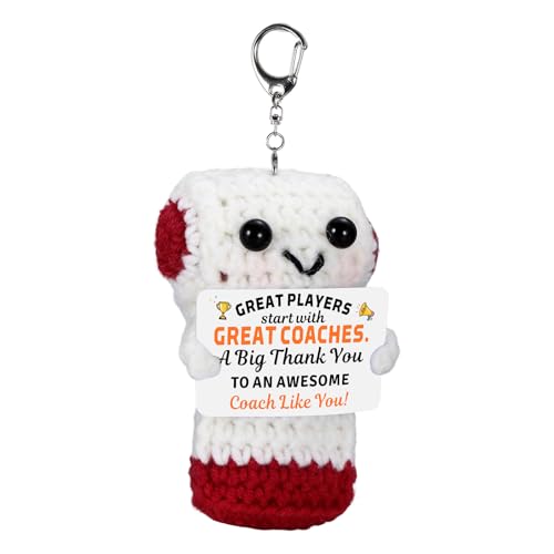 Muñeco de ganchillo silbato para entrenador miniatura 1