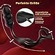 Anal Vibrator Prostata Stimulation Männer mit Penisring Sex Spielzeug für die Männer Anal Dildo Analplug Analvibratoren für Mann Anal Plug Vibratoren für Männer mit 9 Vibrationsmodi Sex Toys