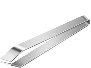Stainless Steel Fish Bone Tweezers for Seafood Deboning Tool, Kitchen Fish Prep Tool with Flat Edge and Bevel Edge(Bevel edge)