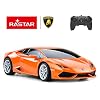 RASTAR Remote Control Car | 1:24 RC Lamborghini HURACAN LP610-4 Toy Car Model Vehicle, Orange