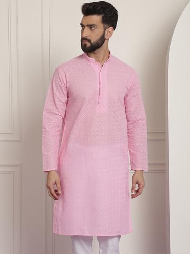Image of SOJANYA Men's Silk Blend Regular Fit Casual (Since 1958 Woven Design Kurta with Churidar & Embroidered Nehru Jacket