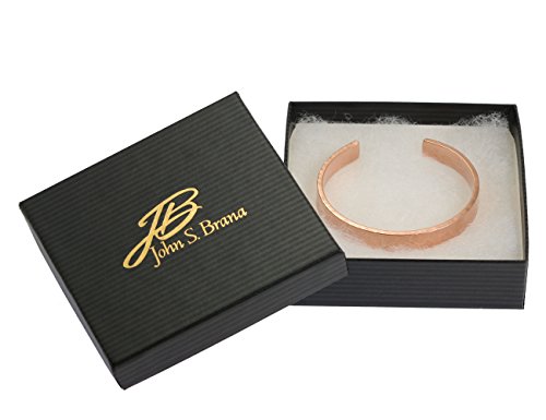 10mm Wide Hammered Copper Cuff Bracelet By John Brana Handmade Jewelry 100% Uncoated Solid Copper Cuff4