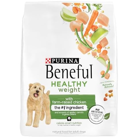 Purina Beneful Healthy Weight Dry Dog Food With Farm-Raised Chicken - (Pack of 4) 3.5 lb. Bags Cover