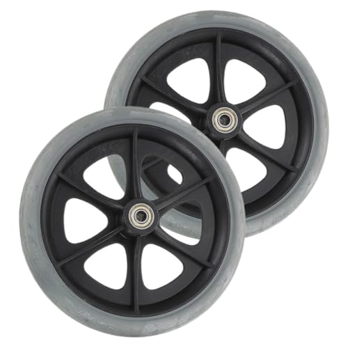 Roues de rechange fauteuil roulant 20,3 cm OSALADI lot 2 pneus 8 pouces