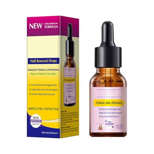 Olio Rinforzante per Unghie con Effetto Crescita | Olio Per La Crescita Delle Unghie,Trattamento Non Ungente a Assorbimento Rapido per Cura di Mani e Piedi per Tutta la Famiglia