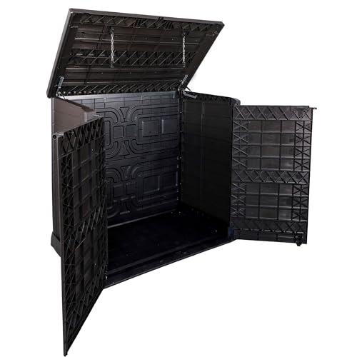 Miniatura 14 de Duramax - Arcón Cubre Cubos Exterior - 1200 L - Pvc - Color Marrón