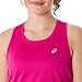 ASICS Women's Silver Tank Running Apparel, L, Pink Rave