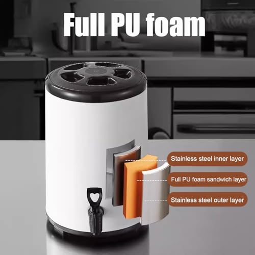 Dispensador de bebidas frío y calor con aislamiento de gran capacidad 5