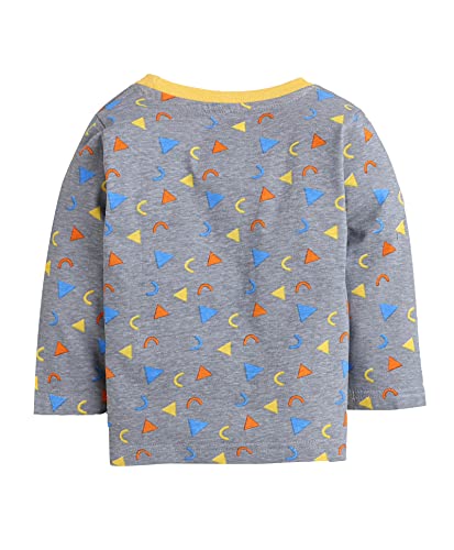 Image of MINITATU Baby-Boy's Animal Print Regular Fit T-Shirt