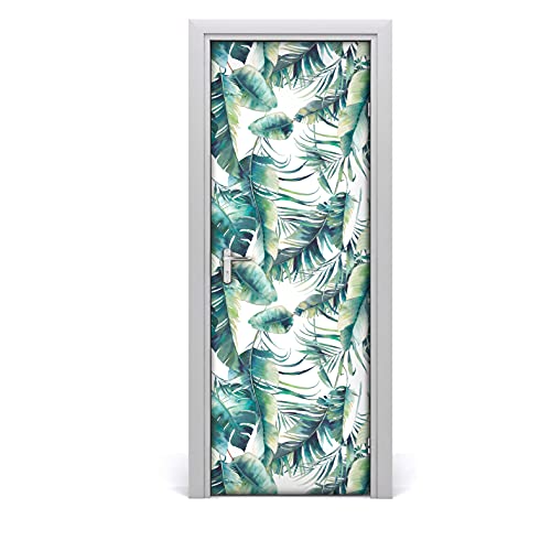 Feuilles explosion feuille de palme vintage sticker de porte Coloray - 2