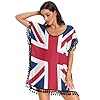 GuoChe Flag of Saint Helena Womens Swimsuit Cover Ups Dress Beach Coverups for SwimwearFlag of Saint Helena #2