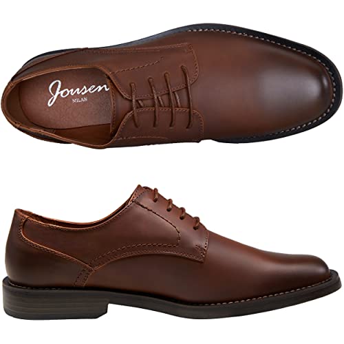 Image of Jousen Men's Dress Shoes Retro Casual Dress Shoes for Men
