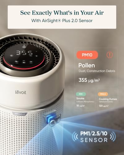 Image of LEVOIT HEPA Air Purifier for Home Bedroom, Allergen Defense, Eleva 300X