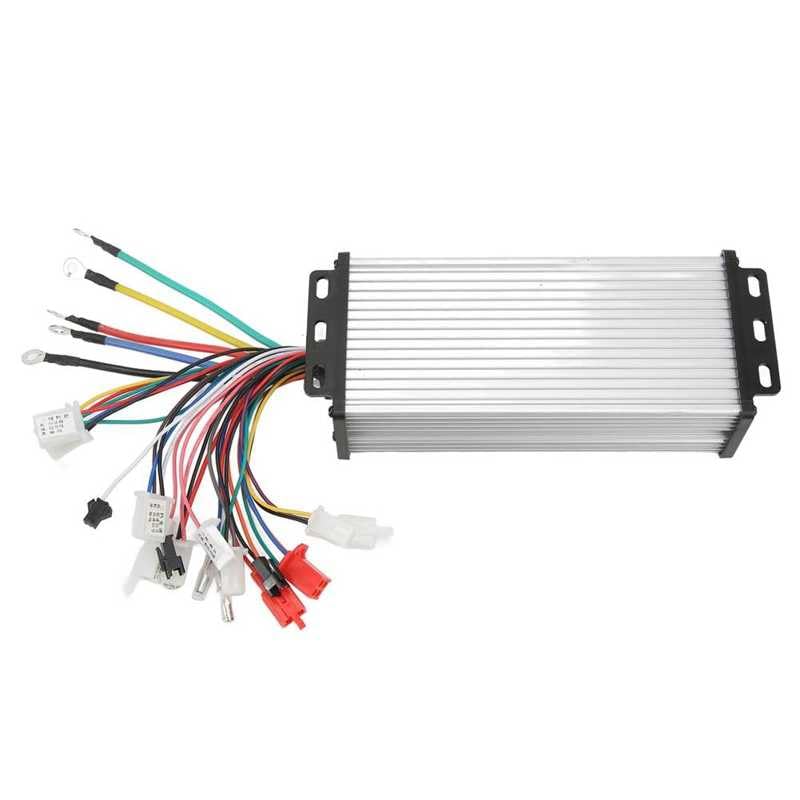 Kontroler hulajnogi elektrycznej, bezszczotkowy kontroler fali sinusoidalnej 48 V, 60 V, 72 V, 600 W, 800 W, 1500 W, do roweru elektrycznego/trójkołowego/skutera do silnika Brushl
