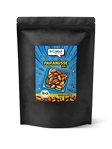 Bioself BIO Paranüsse ohne Schale, rohe und geschälte Paranusskerne (1 kg) Cover