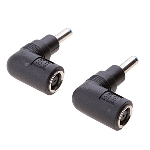 MonkeyJack 2 Pieces DC Power Cable 7.4x5.0mm Female to 4.5x3.0mm Male Adapter for HP Dell MonkeyJack 2 Pieces DC Power Cable 7.4x5.0mm Female to 4.5x3.0mm Male Adapter for HP Dell