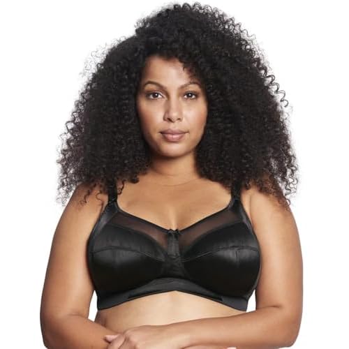 Goddess Keira Damen BH mit weichen Körbchen - Schwarz - 125E
