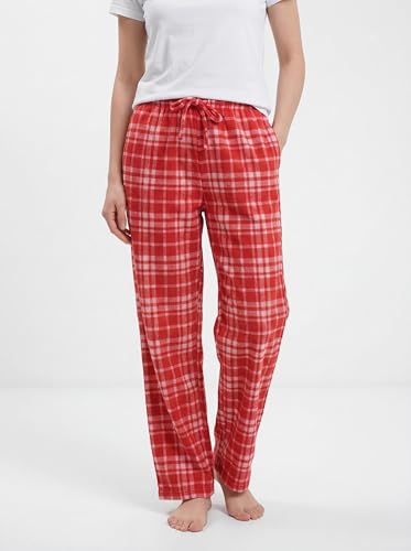 Image of Andrew Scott Women's Flannel Sleep Pants| Lounging PJ Pant | Drawstring & Pockets | Multi Packs & Colors