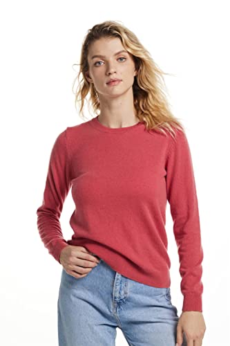 Image of EURKEA Women's Crewneck 100% Cashmere Sweater, Cozy Pullover Winter Top for Women, Gift Ready