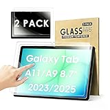 【Haute Définition】Verre de Protection pour Samsung Tab A9/A11 est 99,9% de transmission de la lumière élevée gardent l'expérience visuelle naturelle.