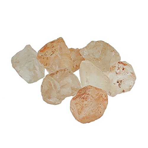 Equilibre et sens - Cristal de cuarzo rosa [AB bruto], cabujón de litoterapia, piedra natural mineral