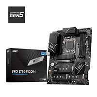 MSI PRO Z790-P DDR4 Motherboard, ATX - Unterstützt Intel Prozessoren der 12. und 13. Generation, LGA 1700-55A DrMOS, DDR4 Memory Boost 5333+MHz/OC, PCIe 5.0 &amp; 4.0 x16, 4 x M.2 Gen4, 2.5G LAN