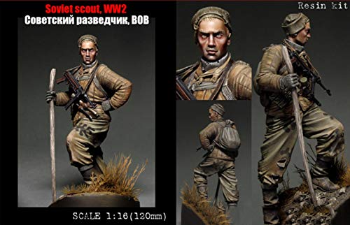 XINGCHANG Modelle 1/16 120Mm Sowjetischer Pfadfindersoldat 120Mm Figur Historisches Harzmodell Cover