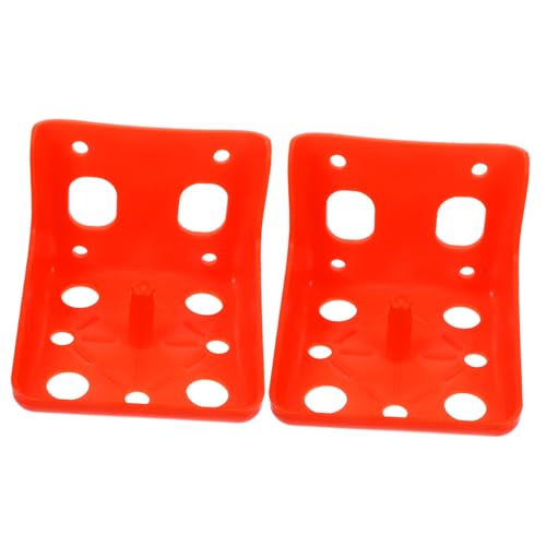 POPETPOP 2pièces Boites Épaissies Plastique Pour Stockage De Blocs Alimentaires Mangeoire Pratique Pour Bétail Moutons Et Chèvres Accessoires Élevage Robuste Et Facile à Installer