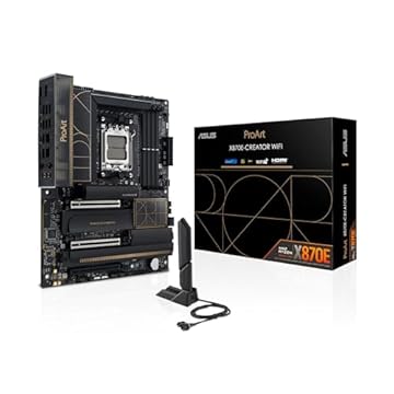 ASUS ProArt X870E-CREATOR WiFi - Placa-mãe AMD X870 - 256GB DDR6X - 26 Ports - ATX