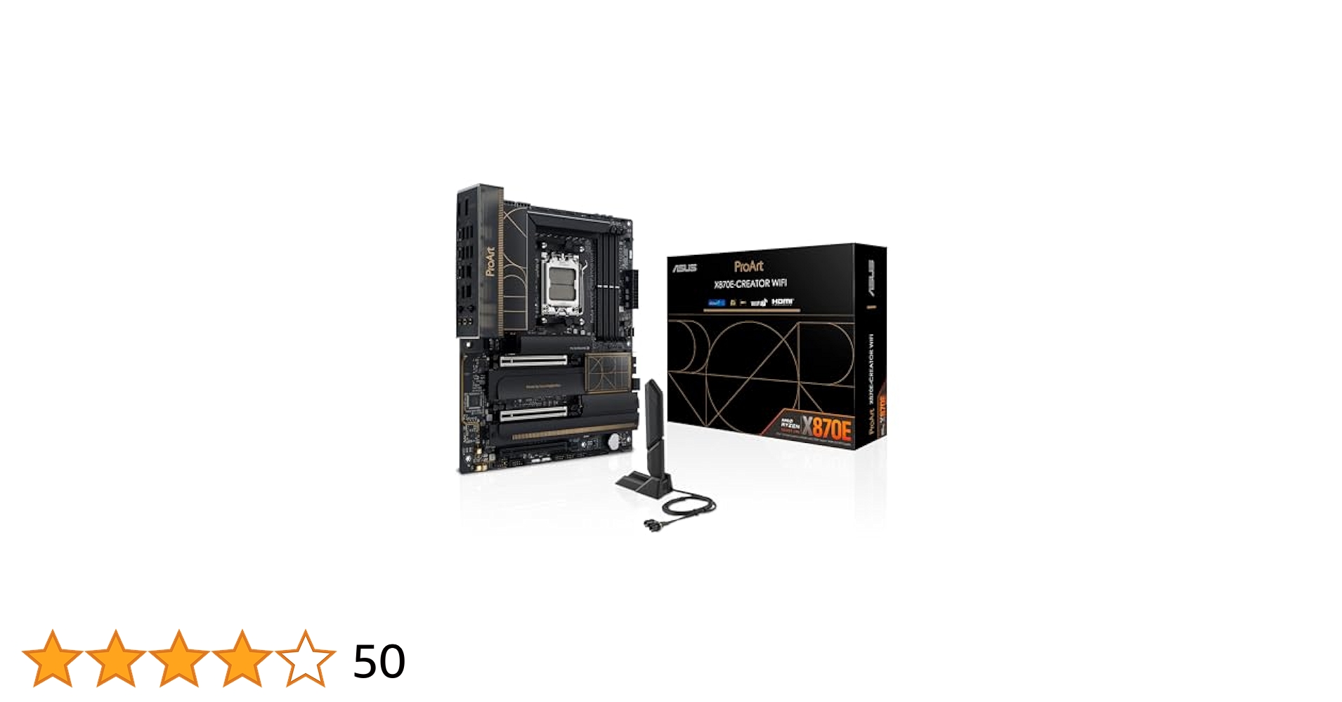 マザーボード ASUS ProArt X870E CREATOR WIFI AMD AM5 Asus ProArt X870E-CREATOR WIFI Gaming Desktop Motherboard