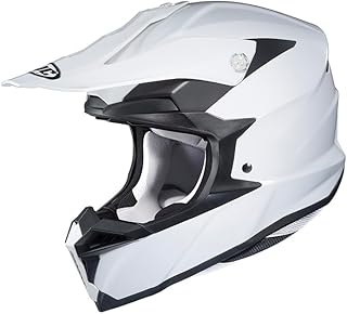 HJC HELMETS(エイチジェイシーヘルメット) バイクヘルメット オフロード ホワイト (サイズ:S) i50 SOLID(ソリッド) HJH176