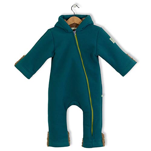 bubble.kid berlin - Winter Overall Anu, Tec Doublefleece, Grösse 74/80 (6-12 Monate), Farbe: Petrol