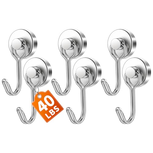FINDMAG Strong Magnetic Hooks, 40lbs+ Magnetic Hooks Heavy Duty 2026