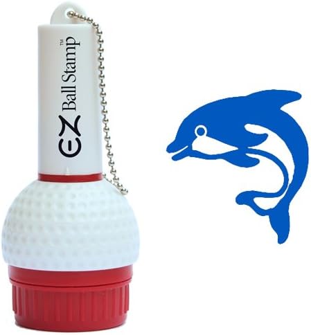 EZBallStamp Golf Ball Stamp - Blue Dolphin
