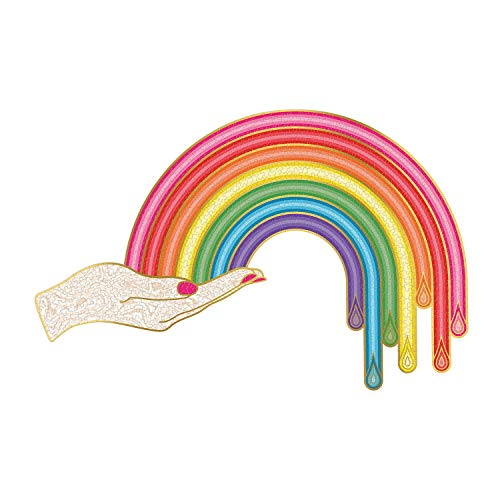 Jonathan Adler Rainbow Hand 750 Piece Shaped Puzzle, Multicolor, 18.75 x 29" - Image 4