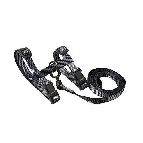 pidan Cat Harness and Leash Set for Walking Escape Proof - Adjustable Pet Harness for Kitten and Small Dogs Lightweight - Grey